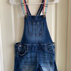 Denim overalls